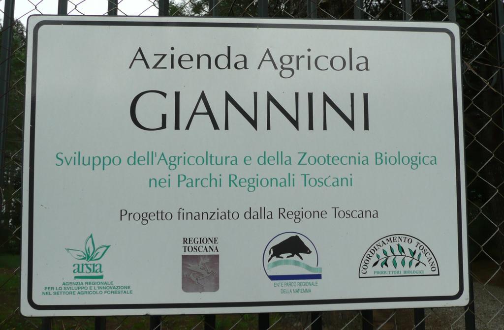 Podere Oslavia Az.Agr.Bio Giannini Alberese Bagian luar foto